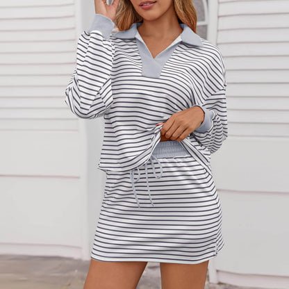 Luna Stripe Two Piece Set