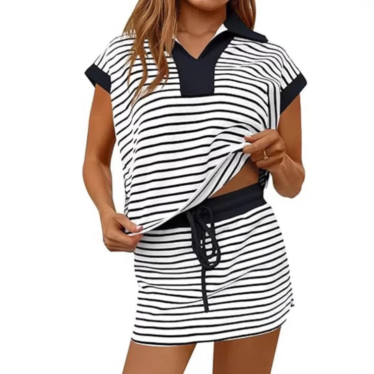 Luna Stripe Two Piece Set