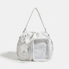 Star Print Drawstring Shoulder Bag