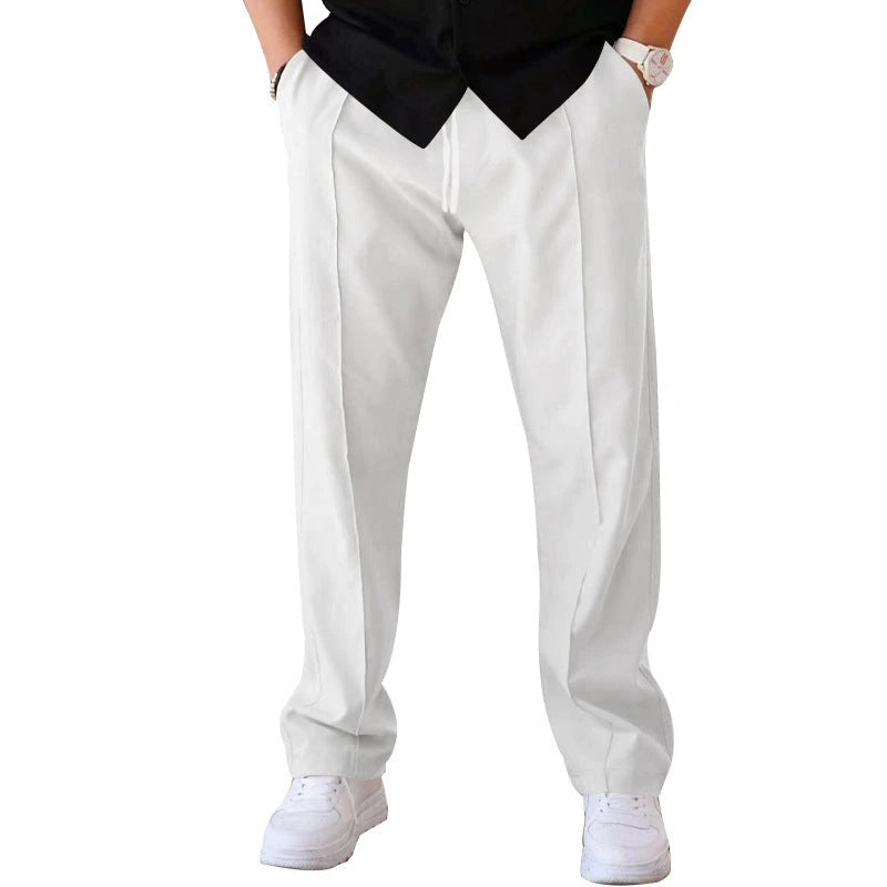 Drawstring Straight Leg Pant