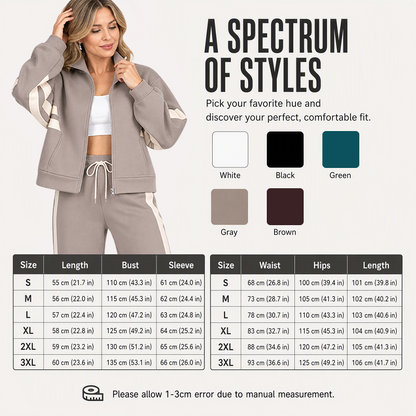 Women's Stripe Sporty 2-Piece Set