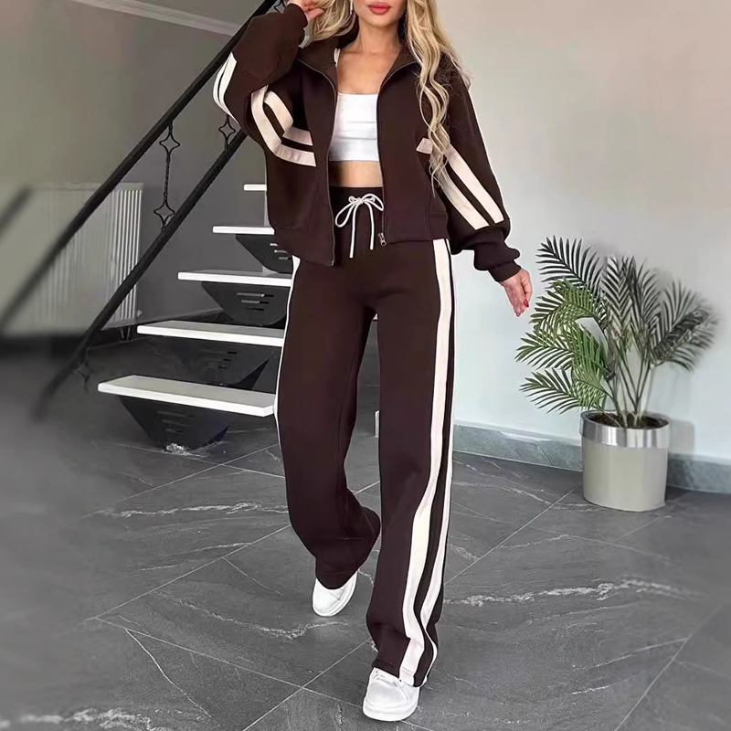 Women's Stripe Sporty 2-Piece Set